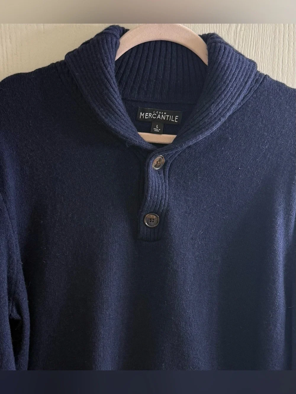 J.Crew Mercantile • Shawl Collar Sweater • Size Large